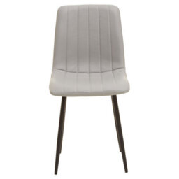 Orsina Set Of 4 Grey Dining Chairs, High Quality Kitchen Chair, Back Support Fabric Chair, Easy To Clean Chair - thumbnail 2