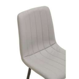 Orsina Set Of 4 Grey Dining Chairs, High Quality Kitchen Chair, Back Support Fabric Chair, Easy To Clean Chair - thumbnail 7