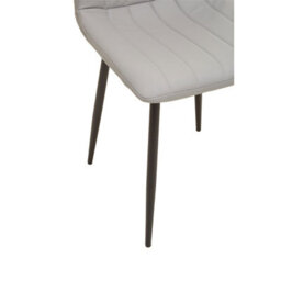 Orsina Set Of 4 Grey Dining Chairs, High Quality Kitchen Chair, Back Support Fabric Chair, Easy To Clean Chair - thumbnail 8