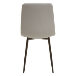 Orsina Set Of 4 Grey Dining Chairs, High Quality Kitchen Chair, Back Support Fabric Chair, Easy To Clean Chair - thumbnail 5