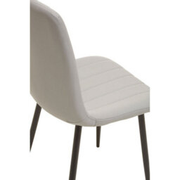 Orsina Set Of 4 Grey Dining Chairs, High Quality Kitchen Chair, Back Support Fabric Chair, Easy To Clean Chair - thumbnail 9