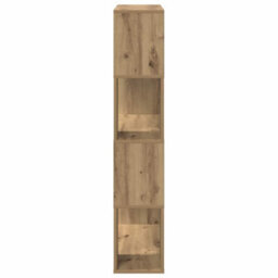 Berkfield Bookcase Artisan Oak Engineered Wood 80 X 24 X 124 Cm Storage - thumbnail 6