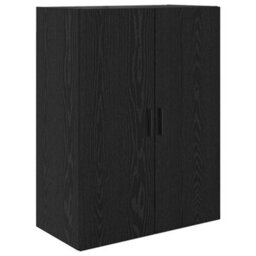 Walplus Highboard 2 Pcs Black Oak 69.5 X 34 X 180 Cm Engineered Wood - thumbnail 7