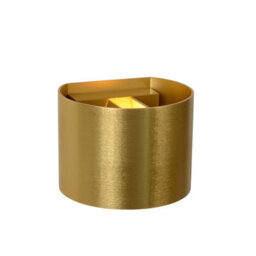 Lucide Xio Modern Up Down Wall Light - Led Dim. - G9 - 1X3,5W 2700K - Matt Gold, Brass - thumbnail 1