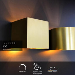 Lucide Xio Modern Up Down Wall Light - Led Dim. - G9 - 1X3,5W 2700K - Matt Gold, Brass - thumbnail 2