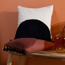 Furn. Radiance Tufted Cotton Tasselled Cushion Cover - thumbnail 6