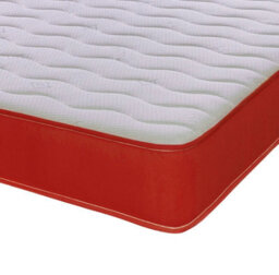 eXtreme Comfort Ltd Cooltouch Colours White Wave Hybrid Memory Foam & Pinna-Coil Innerspring Mattress With Red Border European Double 140Cm X 200Cm - thumbnail 2