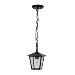 Luminosa Lighting Elstead Hinkley Huntersfield Outdoor Pendant Ceiling Light Black, Ip44 - thumbnail 2