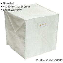 Recessed Light Fitting Fibreglass Heatguard - 250mm X 250mm - Fire Rated - thumbnail 2
