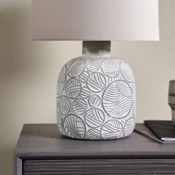Pagazzi Lighting Pagazzi Gloria Natural Ceramic Table Lamp - thumbnail 5