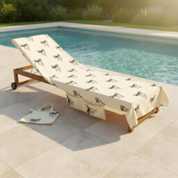 Ohs Bows Beach Towel With Bag Quick Dry Absorbent Travel Spa - thumbnail 1