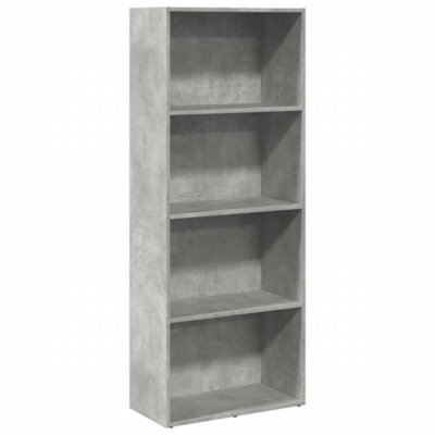 Berkfield Versatile Bookcase Concrete Grey 60X30X152 Cm Engineered Wood - image 1