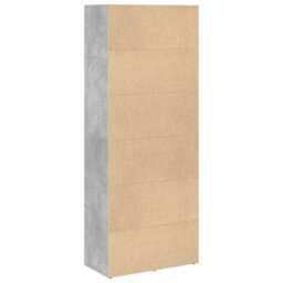 Berkfield Versatile Bookcase Concrete Grey 60X30X152 Cm Engineered Wood - thumbnail 6