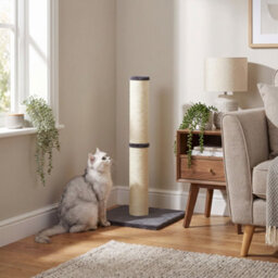 Pawhut Cat Scratching Post, 80Cm Tall Cat Scratch Post For Indoor Kittens - thumbnail 9