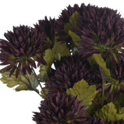 Wyld Haus Set Of 3 Chocolate Chrysanthemum Artificial Flower Stems For Indoor Décor - thumbnail 5