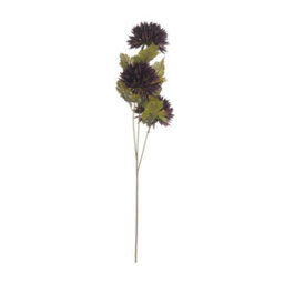 Wyld Haus Set Of 3 Chocolate Chrysanthemum Artificial Flower Stems For Indoor Décor