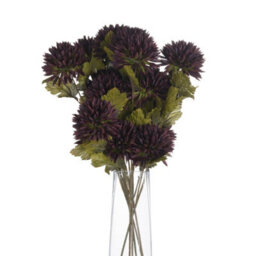 Wyld Haus Set Of 3 Chocolate Chrysanthemum Artificial Flower Stems For Indoor Décor - thumbnail 4