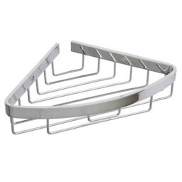 Croydex Chrome Effect Aluminium Shower Caddy (W)13.2Cm