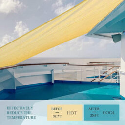 1X2M Rectangular Hdpe Shade Sail 95% Uv Protection - thumbnail 5