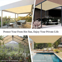 1X2M Rectangular Hdpe Shade Sail 95% Uv Protection - thumbnail 2