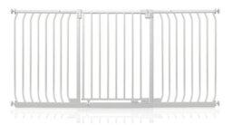 Safetots Elite Pressure Safety Gate, 179Cm - 188Cm, Matt White, Pressure Fit Stair Gate - thumbnail 1