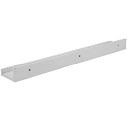 Harbour Housewares Kids Floating Bookshelf - White 57Cm Mdf Wall Mounted Nursery Book Storage For Photos, Frames & Décor - thumbnail 4
