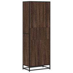 Berkfield Bookcase Brown Oak 60X35X170.5 Cm Engineered Wood - thumbnail 6