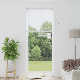 Walplus Window Blind With Curtains Manual White Aluminium - thumbnail 1
