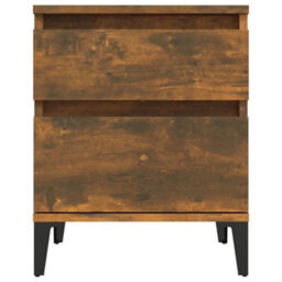 Berkfield Bedside Cabinet Smoked Oak 40X35X50 Cm - thumbnail 5