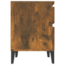 Berkfield Bedside Cabinet Smoked Oak 40X35X50 Cm - thumbnail 6