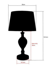 Lighting Supermarket Hannah Luxury Elegant Chrome & Crystal Table Lamp With Ivory Linen Shade - thumbnail 6