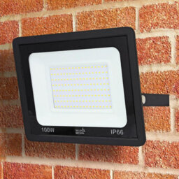 Taylor & Brown 100W Led Floodlight, Ip66 Waterproof Outdoor Security Light, 6500K Cool White For Yard, Garage, Garden & More - thumbnail 7