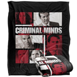 Minds Silky Character Boxes Supersoft Blanket Black/white (One Size) - thumbnail 2