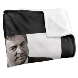 Minds Silky Character Boxes Supersoft Blanket Black/white (One Size) - thumbnail 3