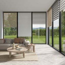 GoodHome Brize Corded Mottled White Day & Night Roller Blind (W)60Cm (L)180Cm - thumbnail 8