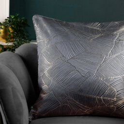 Wylder Seymour Embroidered Woven Jacquard Satin Piped Polyester Filled Cushion - thumbnail 4