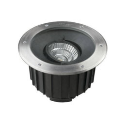 Luminosa Lighting Luminosa Gea Outdoor Led Recessed Ground Uplight Stainless Steel Polished 1-10V Dimming 30Cm 3820Lm 3000K Ip67