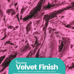 Neel Blue Pack Of 10 Velvet Chair Band Glitz Shiny Fabric Strechy Chair Band Sash, Pink - thumbnail 5