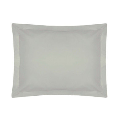 Belledorm Egyptian Cotton Oxford Pillowcase Platinum (75Cm X 50Cm) - image 1