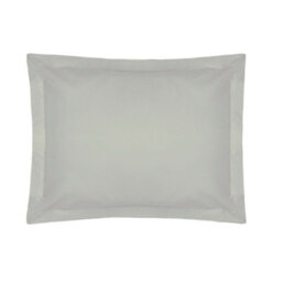 Belledorm Egyptian Cotton Oxford Pillowcase Platinum (75Cm X 50Cm) - thumbnail 1