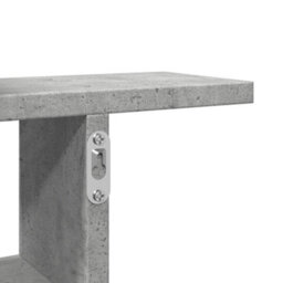 Berkfield Wall Shelves 2 Pcs Concrete Grey 38X12X38 Cm Engineered Wood - thumbnail 9