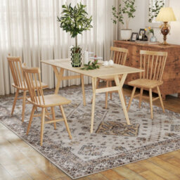 Homcom Flannel Non-Slip Washable Rug For Living Room, 290 X 200 Cm, Beige - thumbnail 8