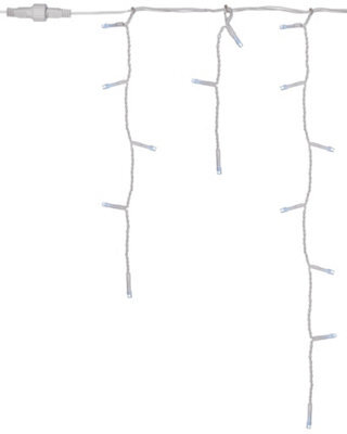 Werchristmas Bright White Connectable Icicle 240 Led Christmas Lights - image 1