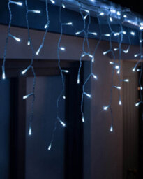 Werchristmas Bright White Connectable Icicle 240 Led Christmas Lights - thumbnail 2