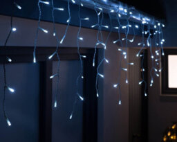 Werchristmas Bright White Connectable Icicle 240 Led Christmas Lights - thumbnail 3