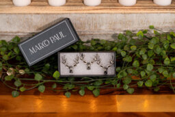 Marco Paul 3Pc Silver Stag Candle Pins - thumbnail 8