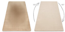 RugsX Carpet Bunny Macchiato Dark Beige Imitation Of Rabbit Fur 140X190 Cm - thumbnail 2