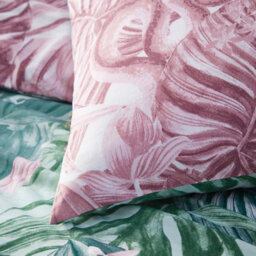 Furn. Medinilla Tropical Reversible Duvet Cover Set, Single, Green - thumbnail 5