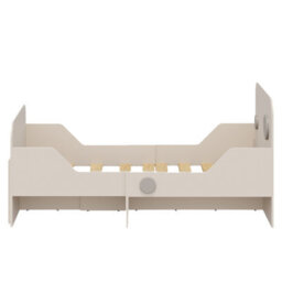 Heze Furniture Ping Extending Single Bed Kids Bedroom - Cashmere - thumbnail 4
