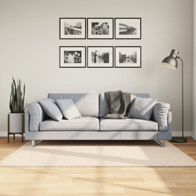 Walplus Rug Huarte Short Pile Soft And Washable Beige 120X170 Cm - image 1